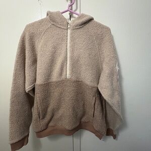 Outdoor Voices Sherpa Half-Zip Hoodie